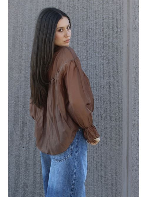 Blusa con volant DIECI MINUTI | 12951